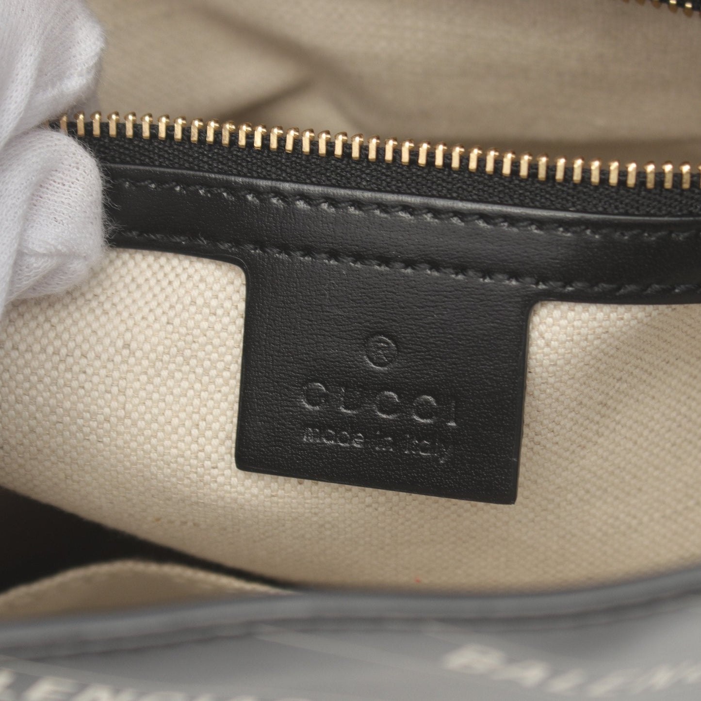 GUCCI Luxury Balenciaga  * GUCCI Hacker Jackie 1961 Shoulder bag Leather Black White