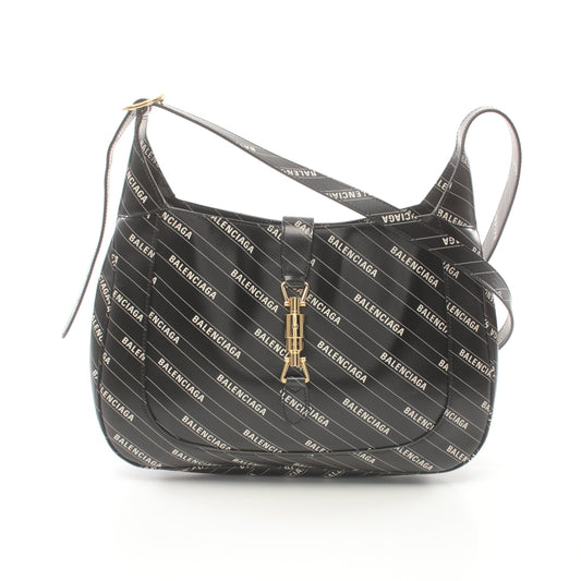 GUCCI Luxury Balenciaga  * GUCCI Hacker Jackie 1961 Shoulder bag Leather Black White