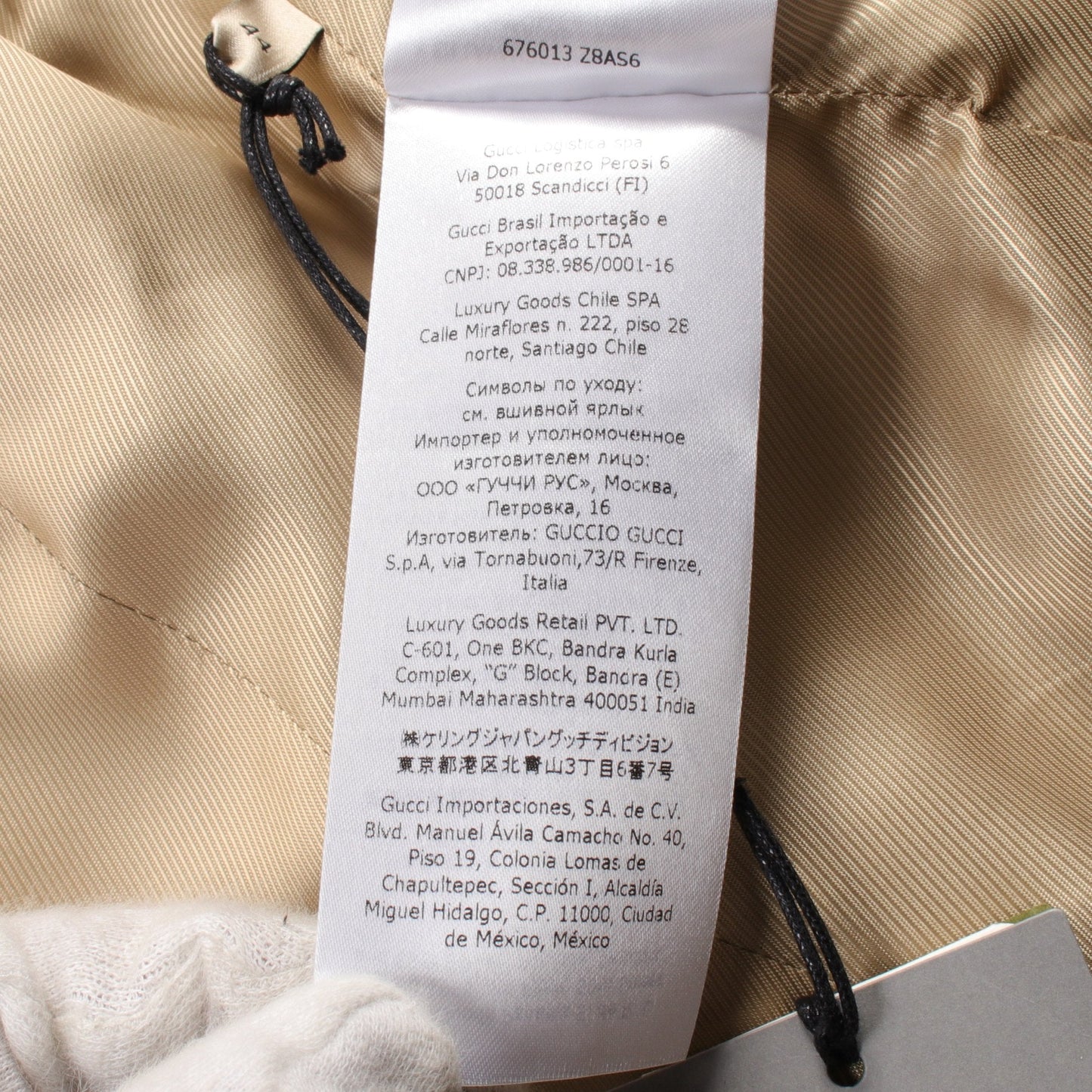 GUCCI GUCCI * Luxury Balenciaga  The Hacker project Jumbo GG Jacket Cotton Beige