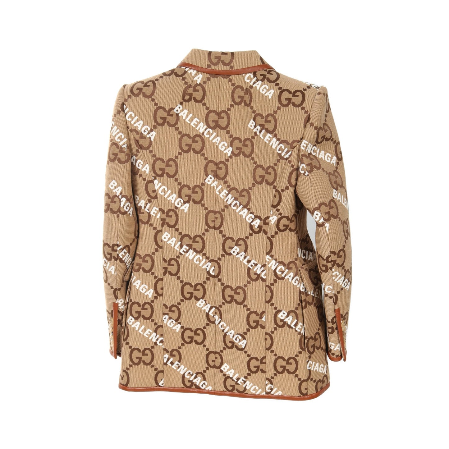 GUCCI GUCCI * Luxury Balenciaga  The Hacker project Jumbo GG Jacket Cotton Beige