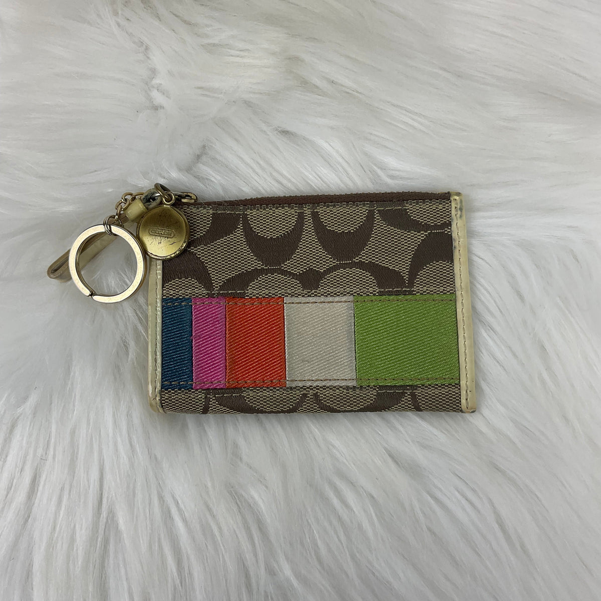 Coin Purse Designer By Coach, Size: Small