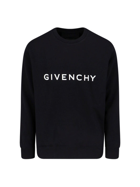 Givenchy Men Logo Crewneck Sweatshirt