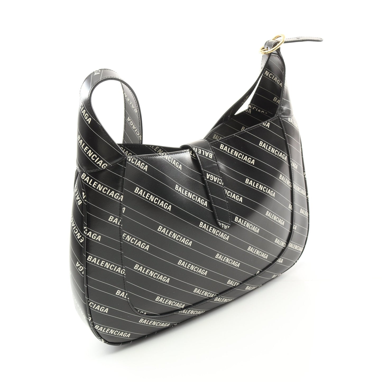 GUCCI GUCCI * Luxury Balenciaga  Hacker Jackie 1961 Shoulder bag Leather Black White