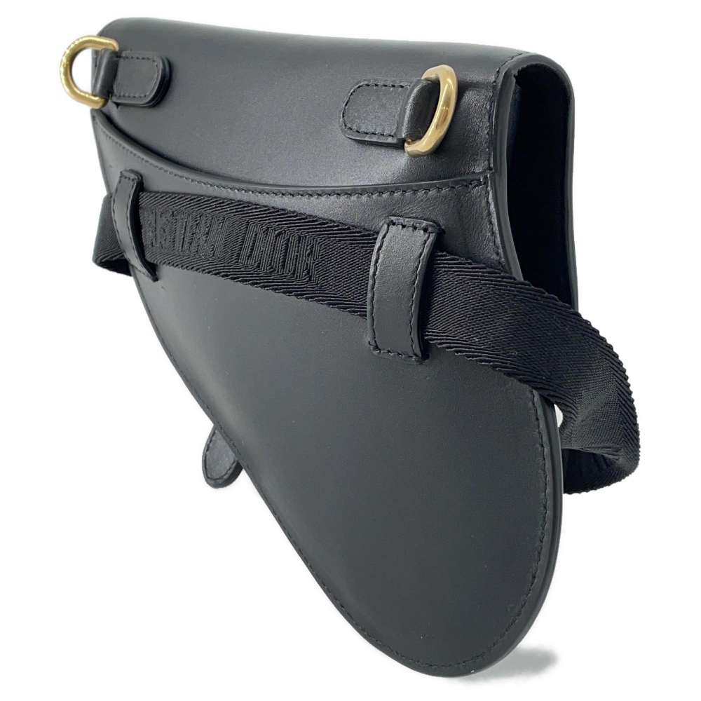 Dior Saddle bag Black Leather