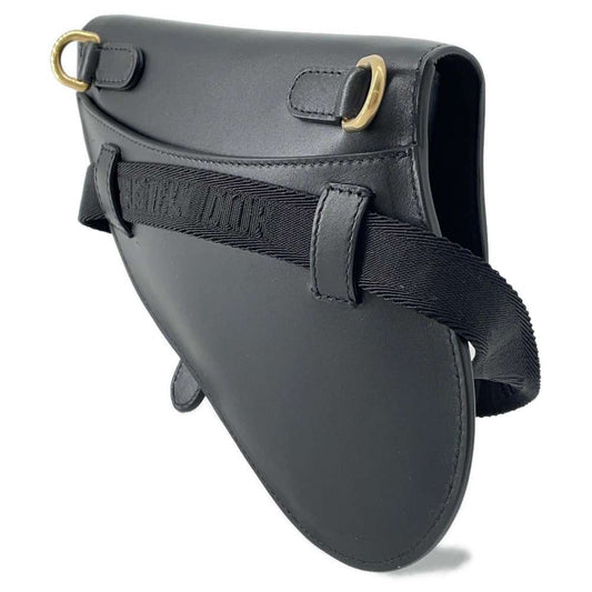 Dior Saddle bag Black Leather