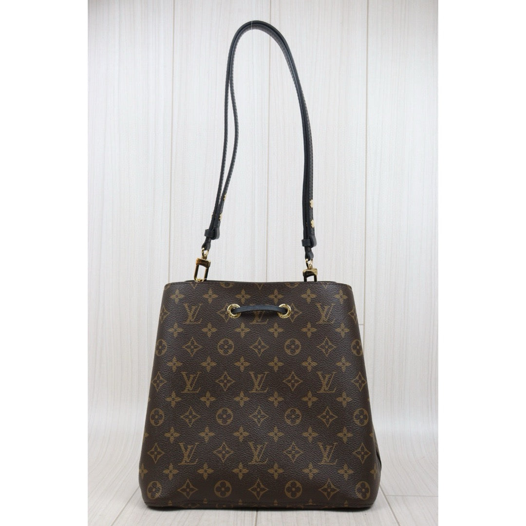 Very Good ( Rank A)｜ LV Monogram Neonoe Canvas  Black Shoulder Bag ｜Counter Price ￥326,700JPY｜S25020906