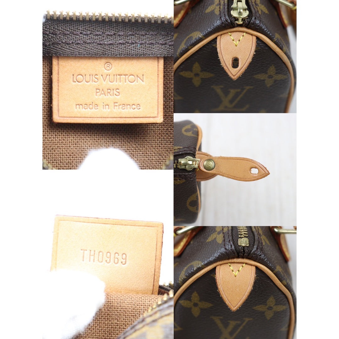 Rank A ｜ LV Monogram Mini Speedy Handbag Wirh Shoulderstrap｜24061321