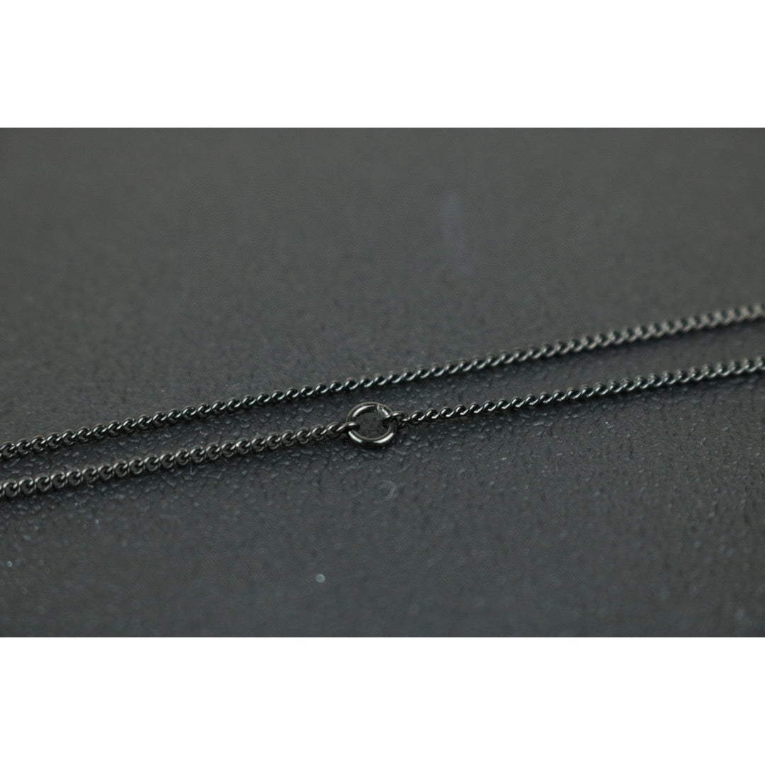 Very Good ( Rank A) ｜CHANEL COCO Mark  Black and White Rhinestone  Necklace Black｜F25022008
