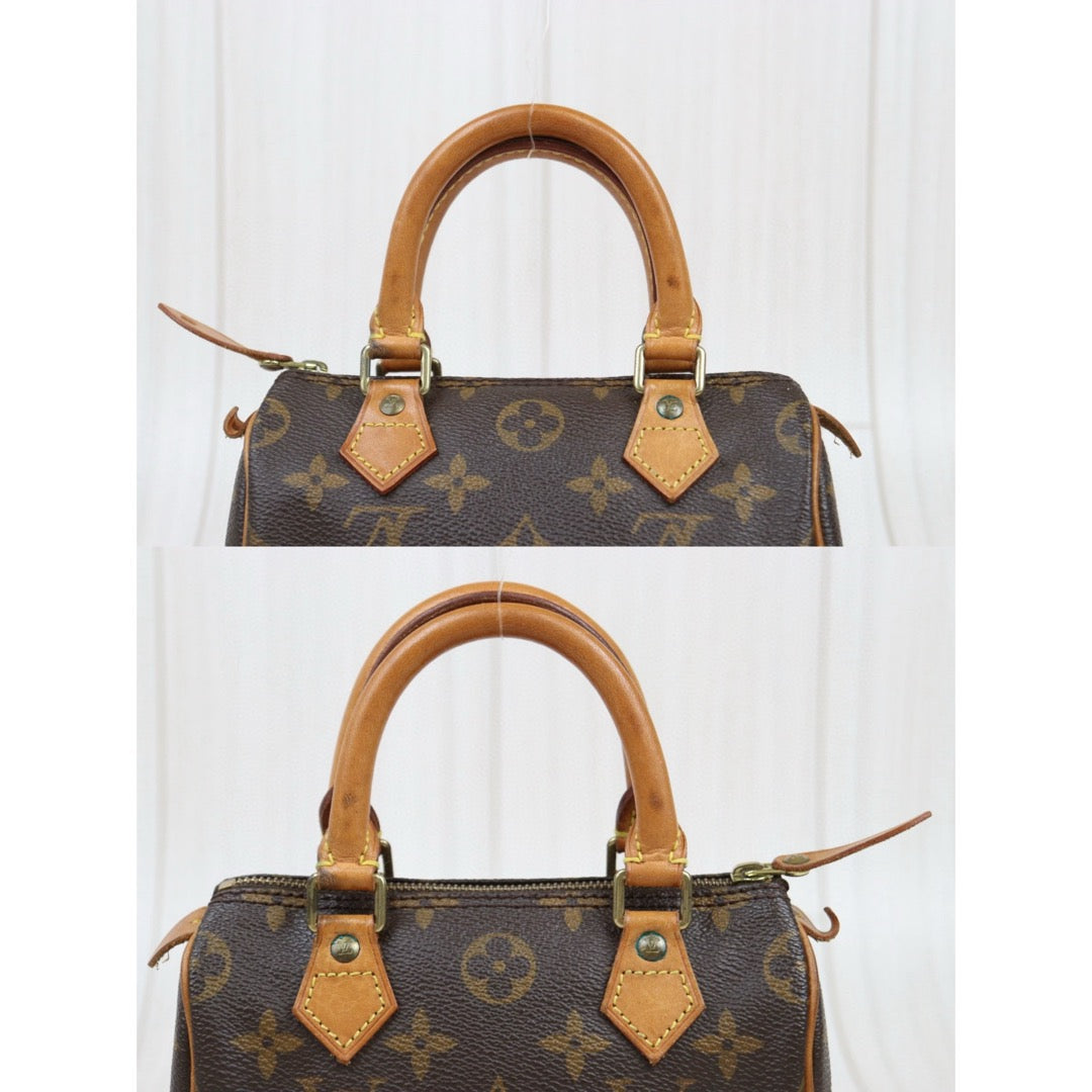 Good ( Rank AB)｜ LV Monogram Mini Speedy Handbag With Shoulderstrap｜25042111