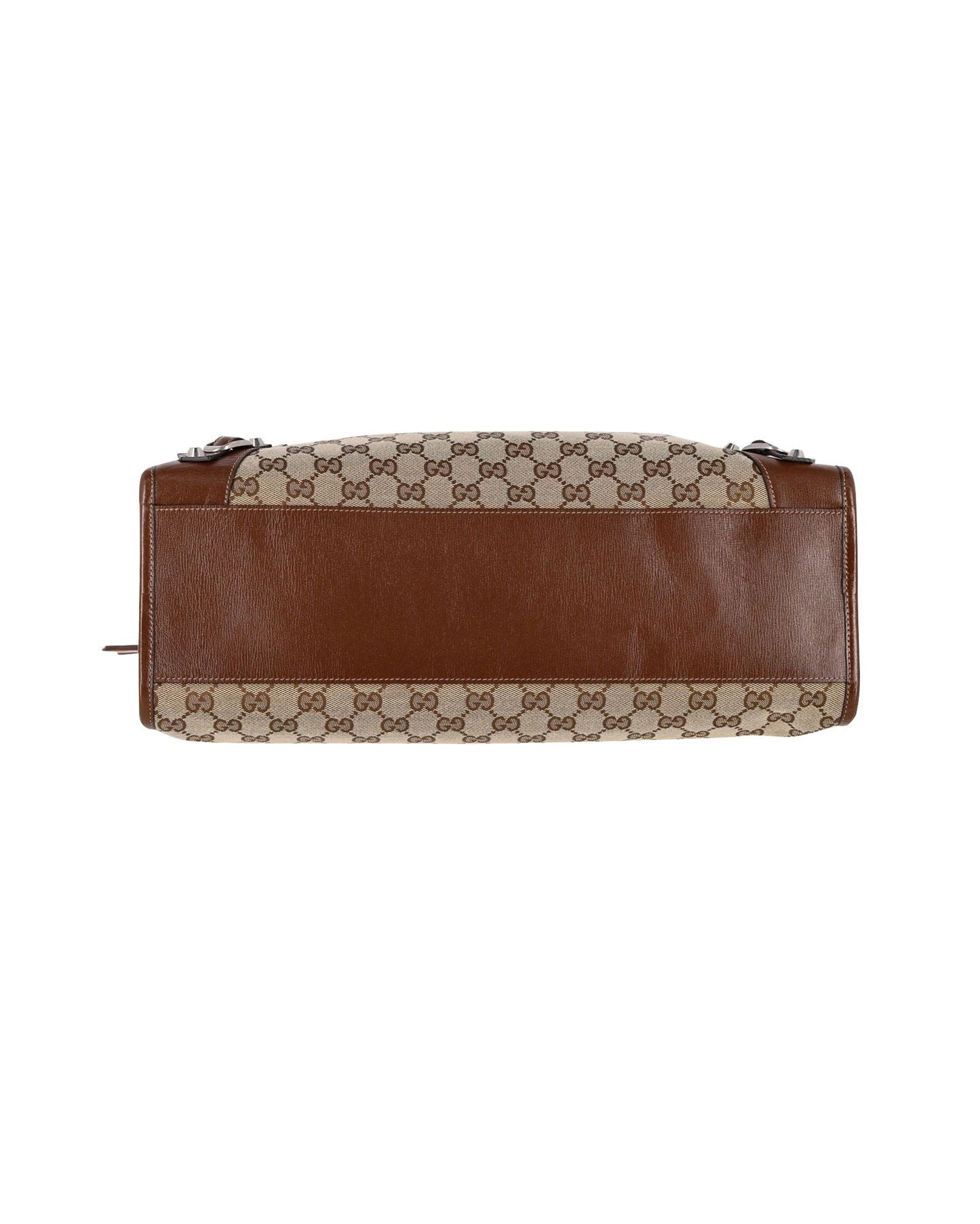 Gucci X Luxury Balenciaga  The Hacker Project GG Canvas Neo Classic Bag Medium in Brown Canvas and Leather