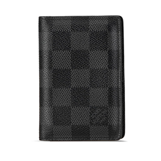 Louis Vuitton Damier Graphite Organizer Du Push Passcase N63075 Black Grey PVC  Louis Vuitton