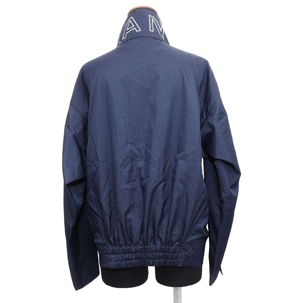 CHANEL CC Logo Blouson Size 34 Blue P51310 Nylon100%