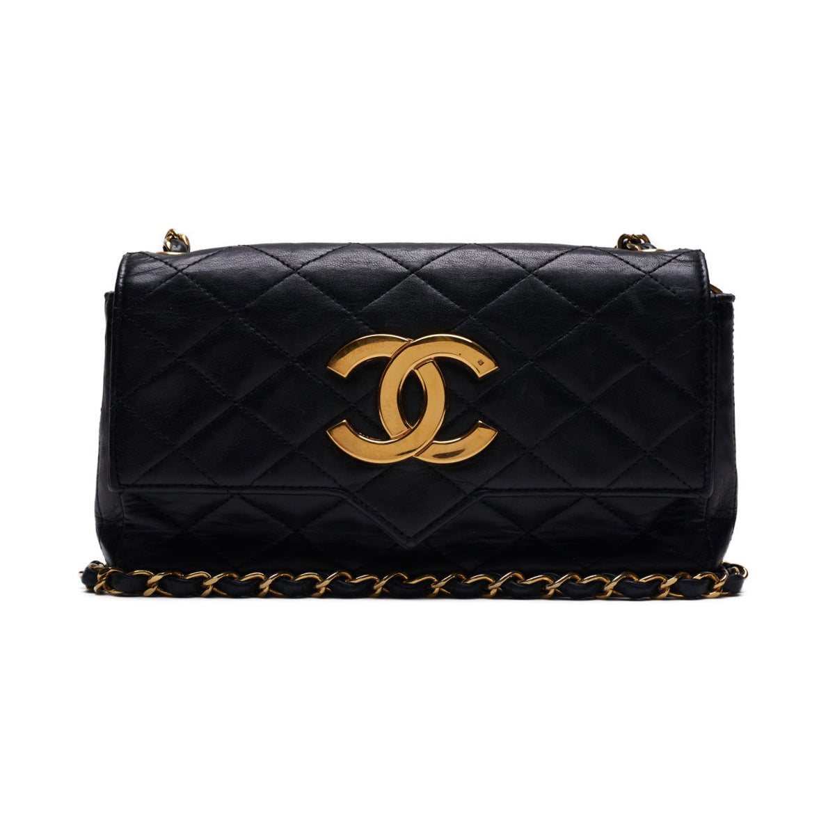 Chanel Matrasse Decacoco Pushlock Chain Shoulder  Black  Shoulder Bag  Shoulder Bag Ladies Shoulder Bag Hybrid 【 Ship】【SS】 E-