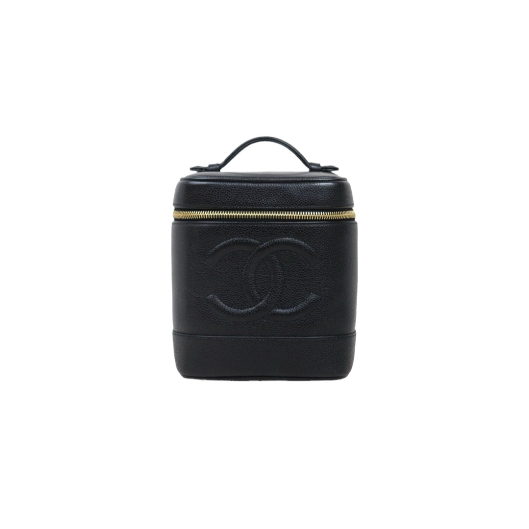 Very Good ( Rank A) ｜ CHANEL Caviar Skin Vanity Handbag  Made In 1996～1997Year ｜25070801