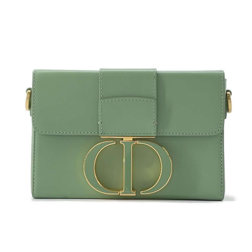 Dior 30Montaigne Shoulder Bag Green Leather