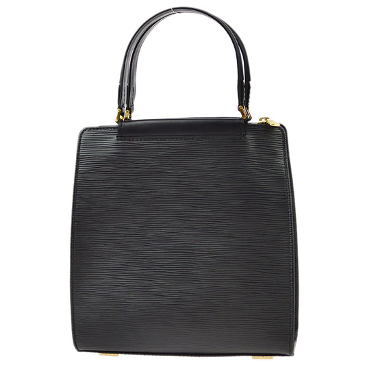 Louis Vuitton Black Epi Figari PM Handbag M52012