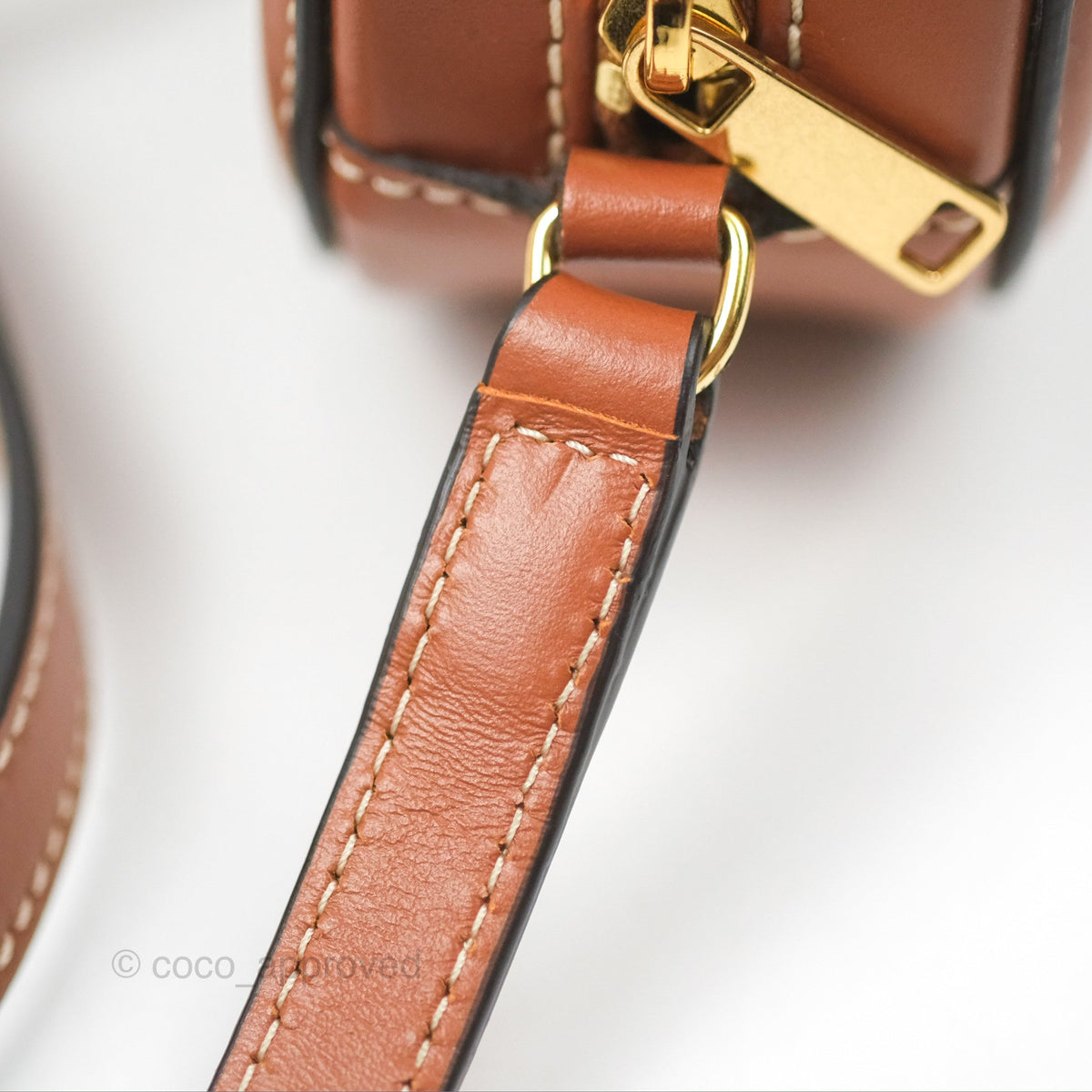 Celine Oval Bag Cuir Triomphe Tan Calfskin