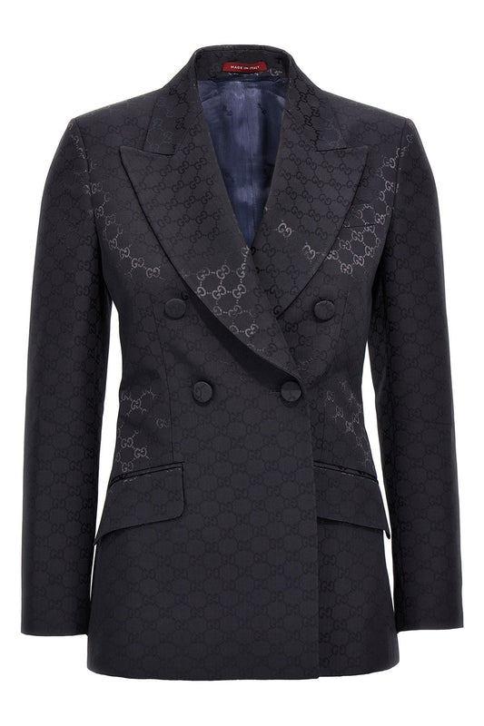 Gucci Women 'Gg' Double-Breasted Blazer