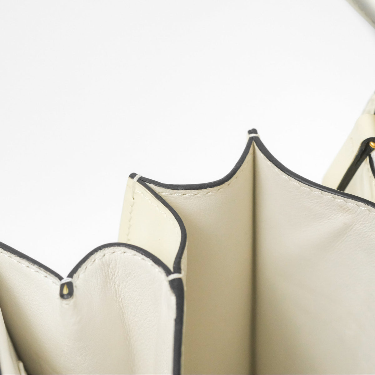 Celine Medium Classic Box Flap White Patent Gold Hardware