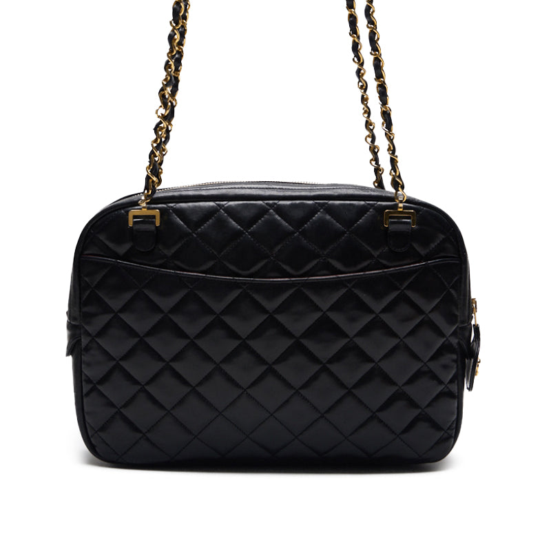 CHANEL Matrasse Double Chain Shoulder Black  Shoulder Bag Mini Shoulder Bag  Bag Hybrid  Ship