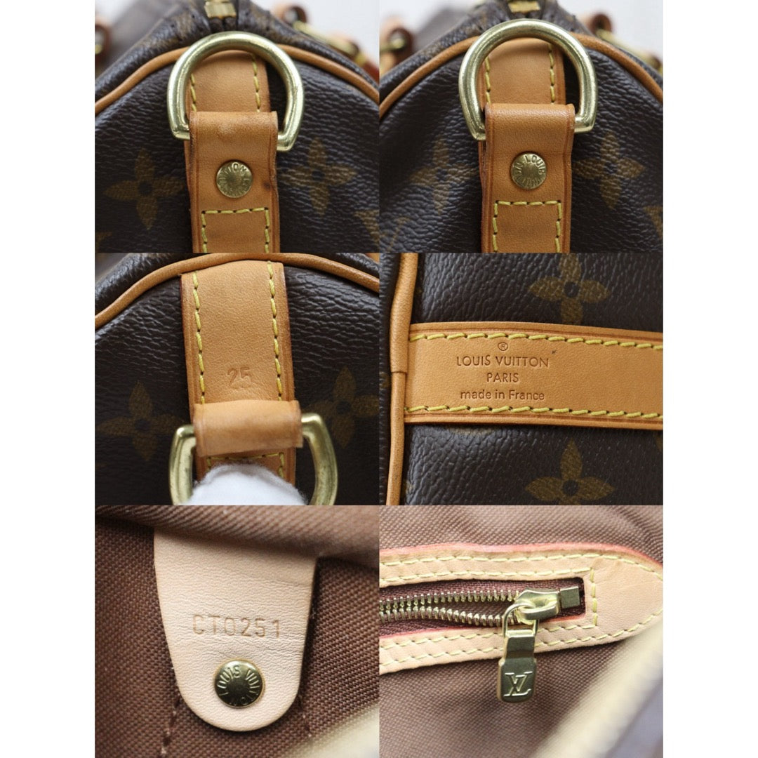 Good ( Rank AB) ｜ LV Monogram Speedy 25 Hand Bag With Shoulder Strap｜S25033007