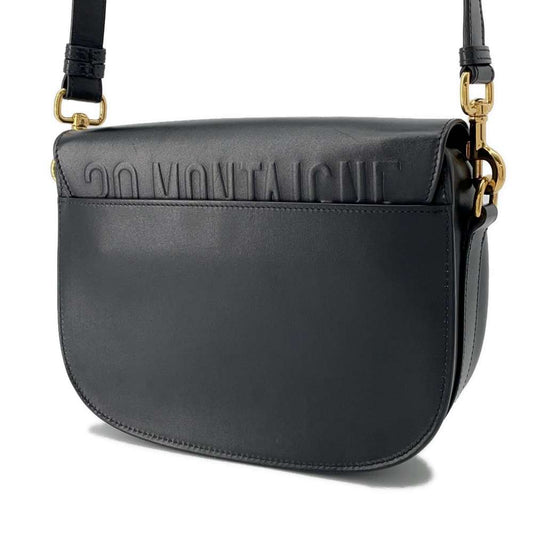 Dior Bobby Shoulder Bag Black M9319UMOL Leather Size Medium
