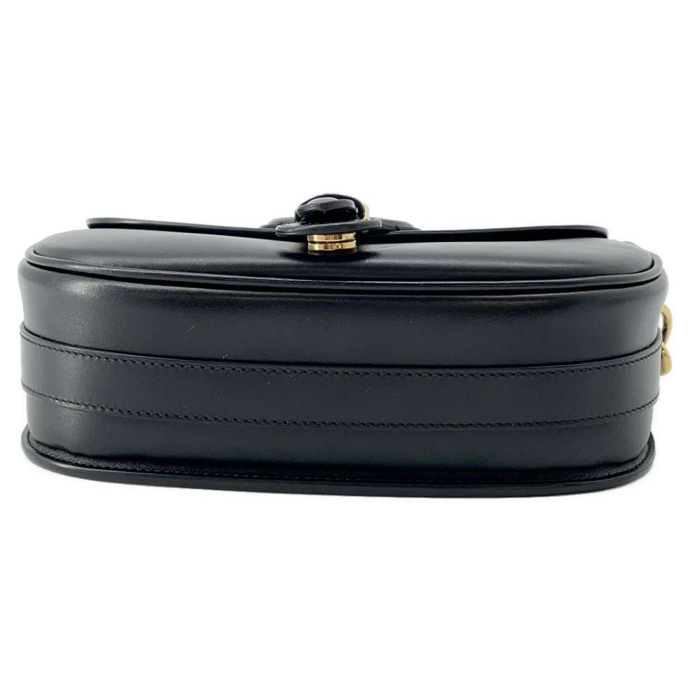 Dior Bobby Shoulder Bag Black M9319UMOL Leather Size Medium
