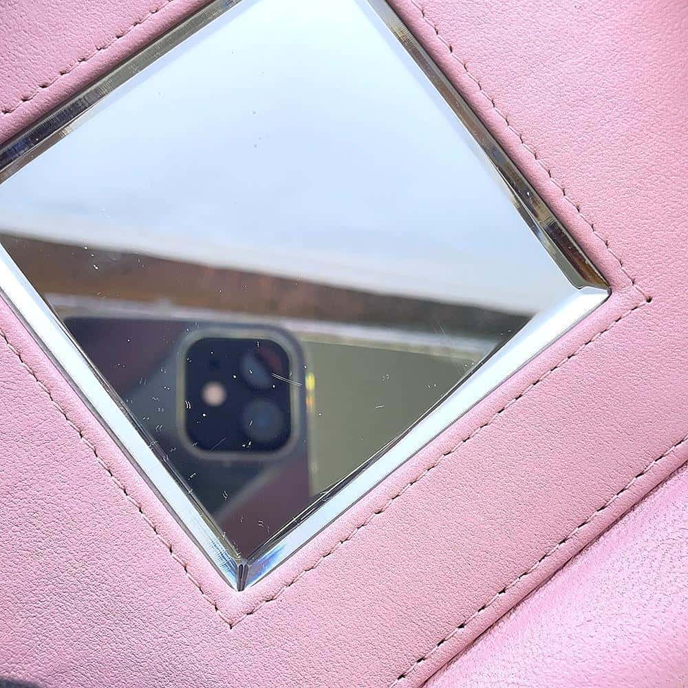 CHANEL Vanity ChainShoulder Bag Pink Caviar Leather
