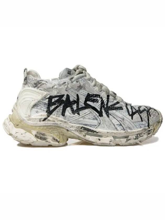 Luxury Balenciaga  Runner Graffiti Low Top Sneakers White