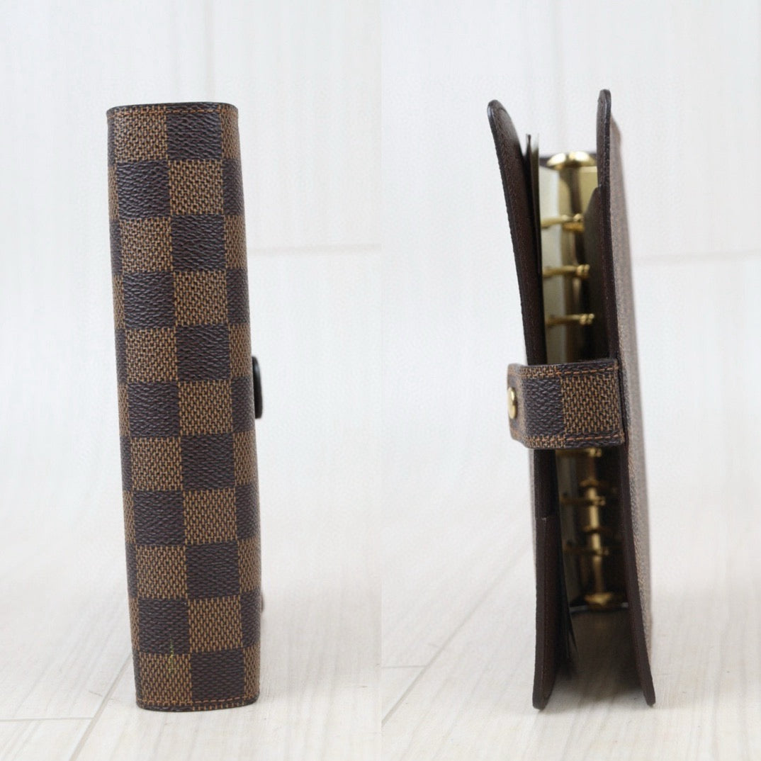 Rank SA ｜ LV Damier Agenda MM Notebook Cover ｜24080501