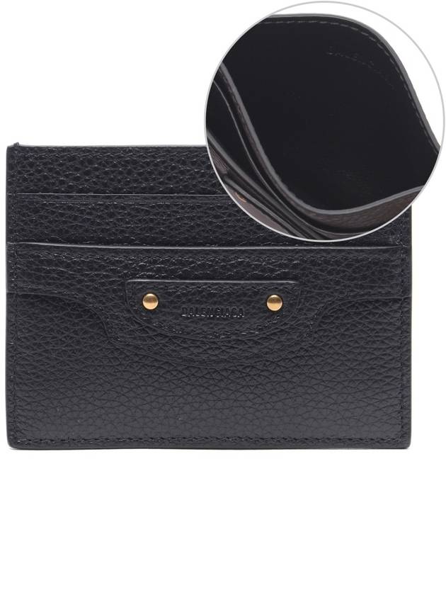 Luxury Balenciaga  Neo Classic Card Wallet Black