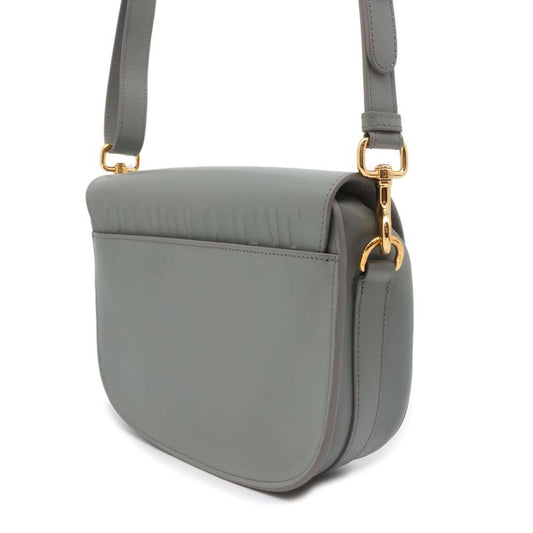 Dior Bobby Shoulder Bag Gray M9319UMOL Leather Size Medium
