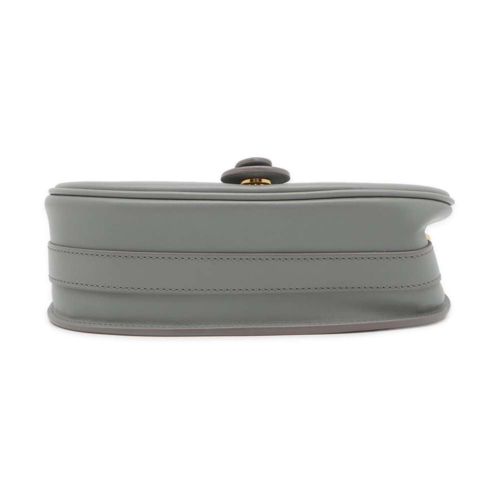 Dior Bobby Shoulder Bag Gray M9319UMOL Leather Size Medium