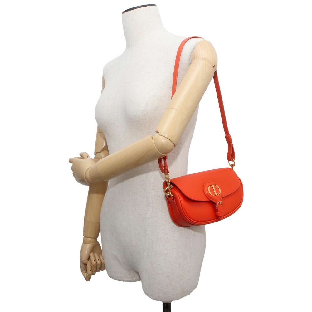 Dior Bobby East West Shoulder Bag Orange M9327UMOL Leather
