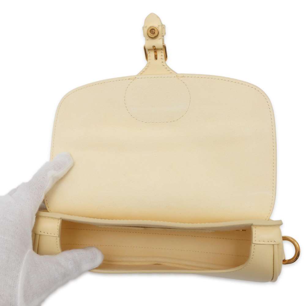 Dior Bobby East West Shoulder Bag Yellow M9327 Leather