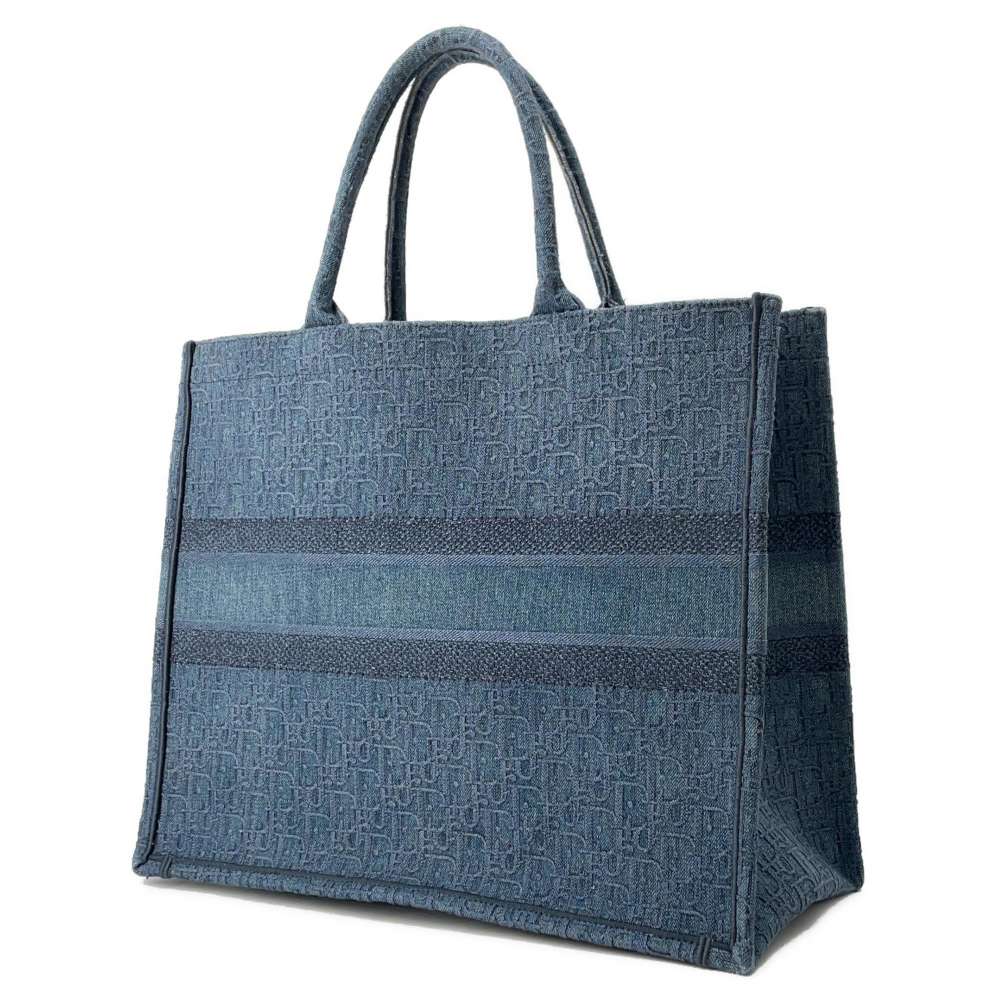 Dior Book tote Navy M1286ZWAL Canvas Size Large