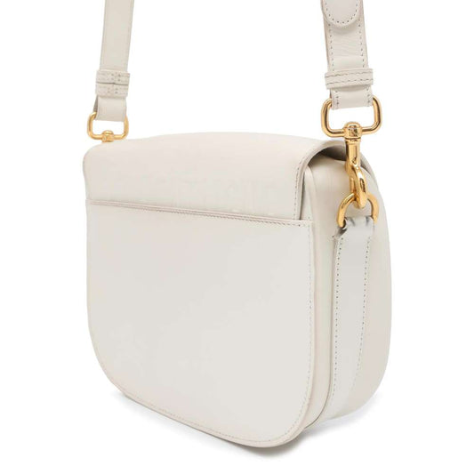 Dior Bobby Shoulder Bag White M9319UMOL Calf Leather Size Medium