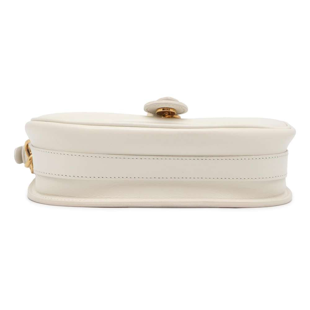 Dior Bobby Shoulder Bag White M9319UMOL Calf Leather Size Medium