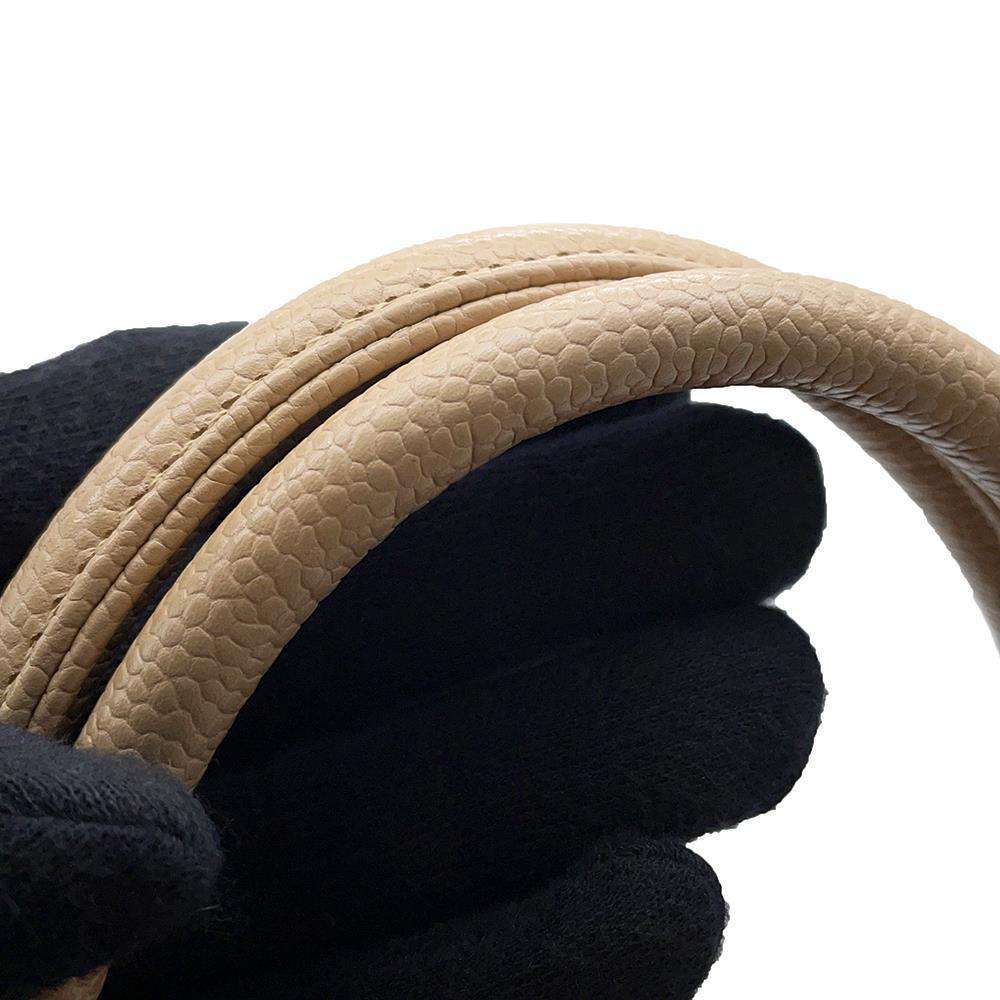 CHANEL Medallion Tote Beige A01804 Caviar Leather