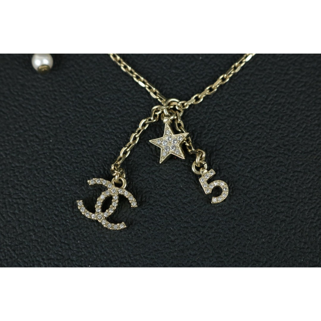 Excellent（Rank SA）｜ CHANEL Coco Mark Star Rhinestone Chocker Necklace ｜F25032509