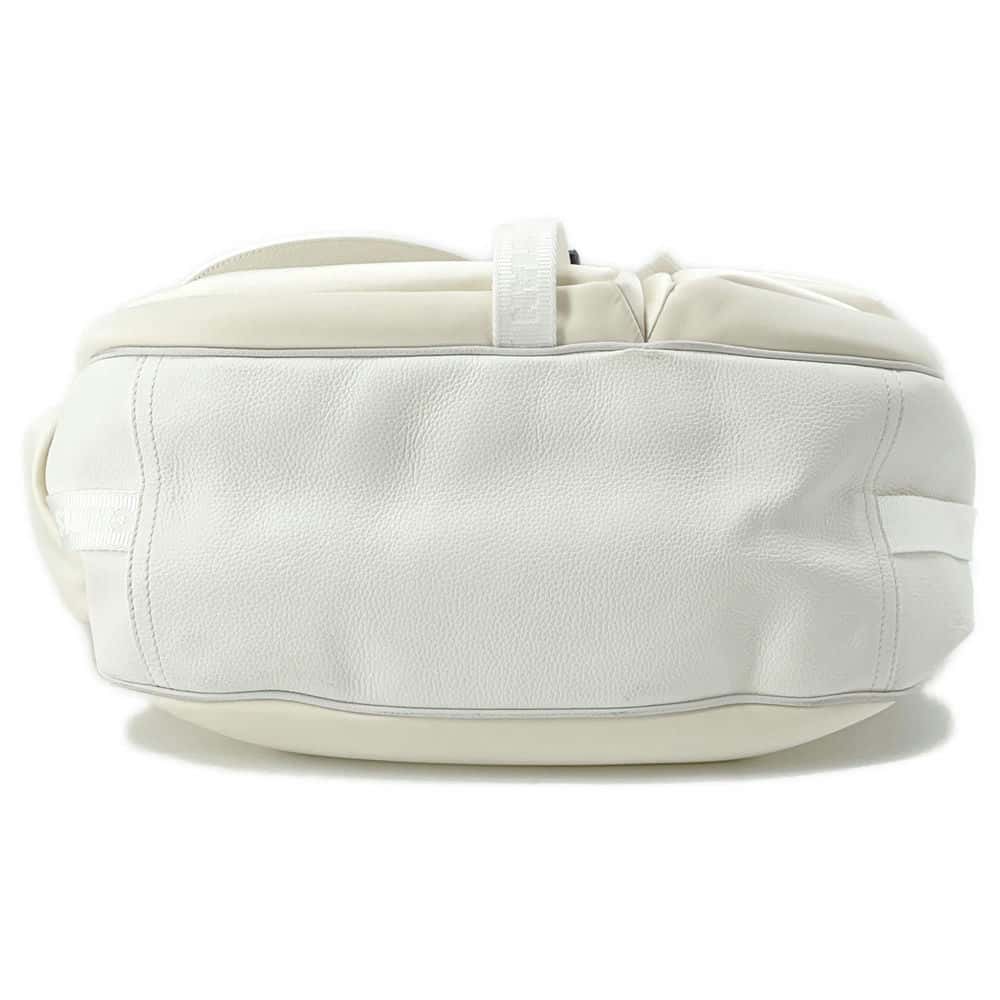 Dior Sacai collaboration saddle soft bag White 1ADHO029USG Nylon Leather