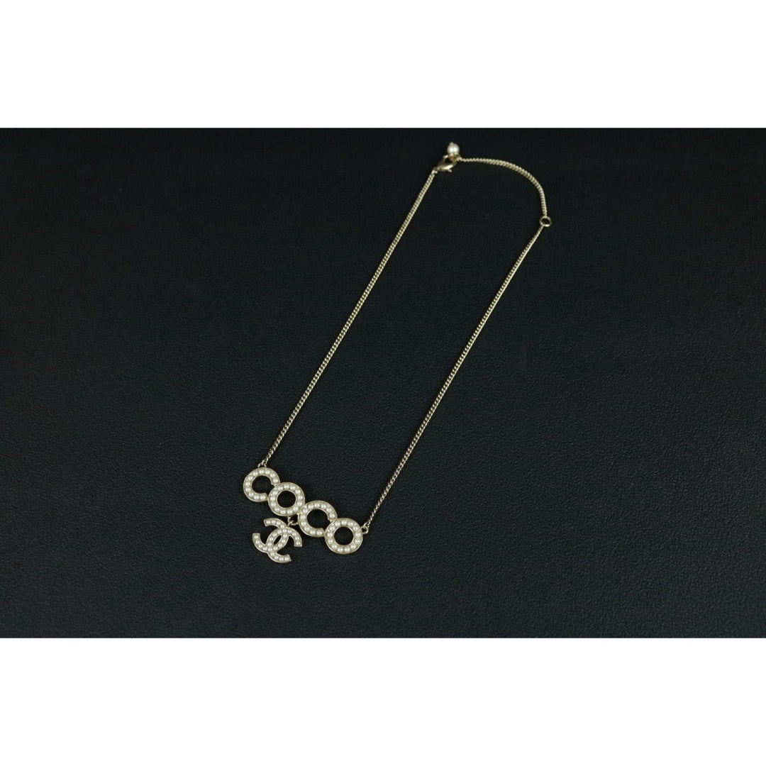 Excellent（Rank SA）｜CHANEL COCO Mark Pearl Necklace｜F25032506