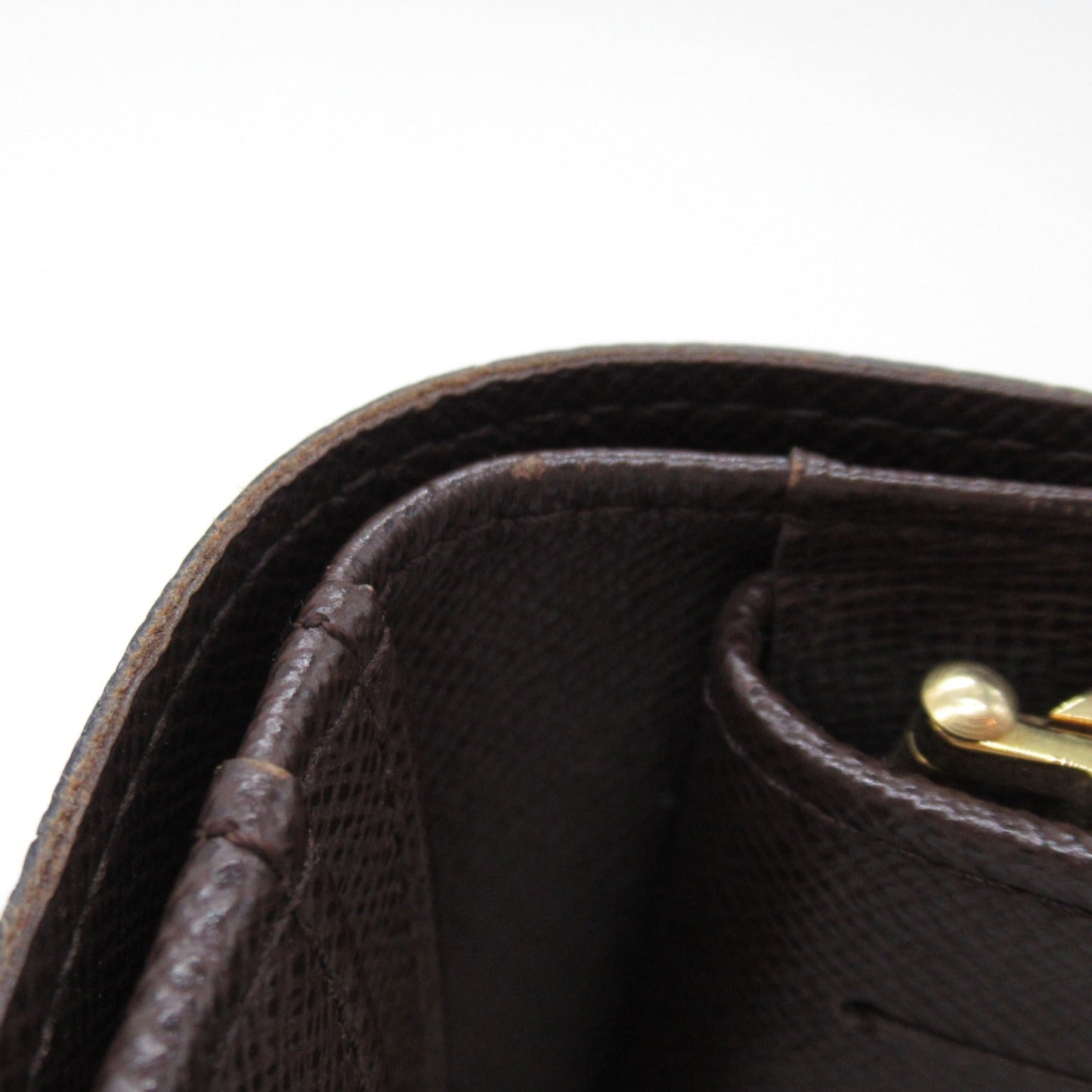 Louis Vuitton Portefolio Vienna Double Fold Wallet Wallet PVC Coated Canvas Damier  Brown N61674