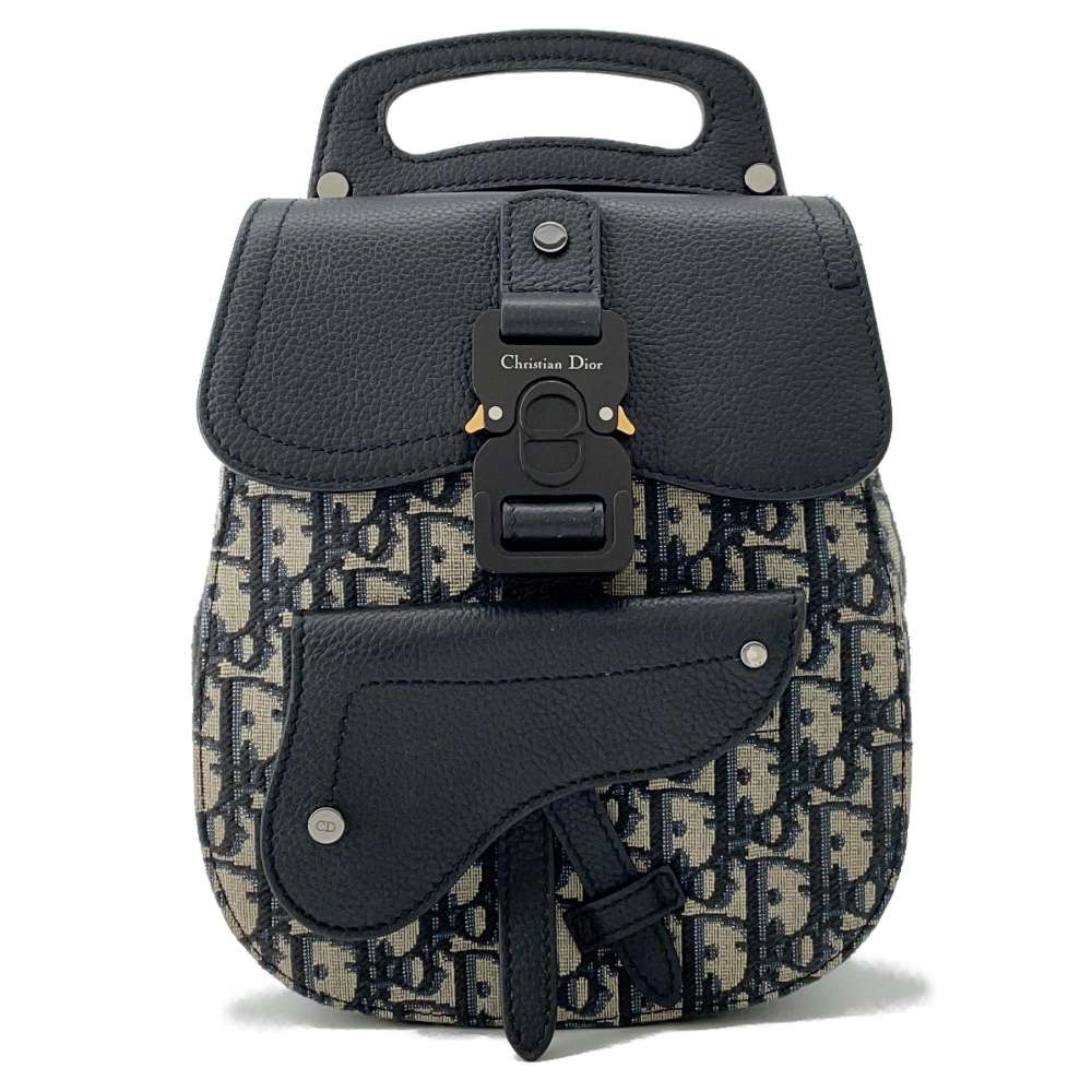Dior Oblique Gallop Mini Sling Bag Navy 1ADBO022YKS Canvas Leather