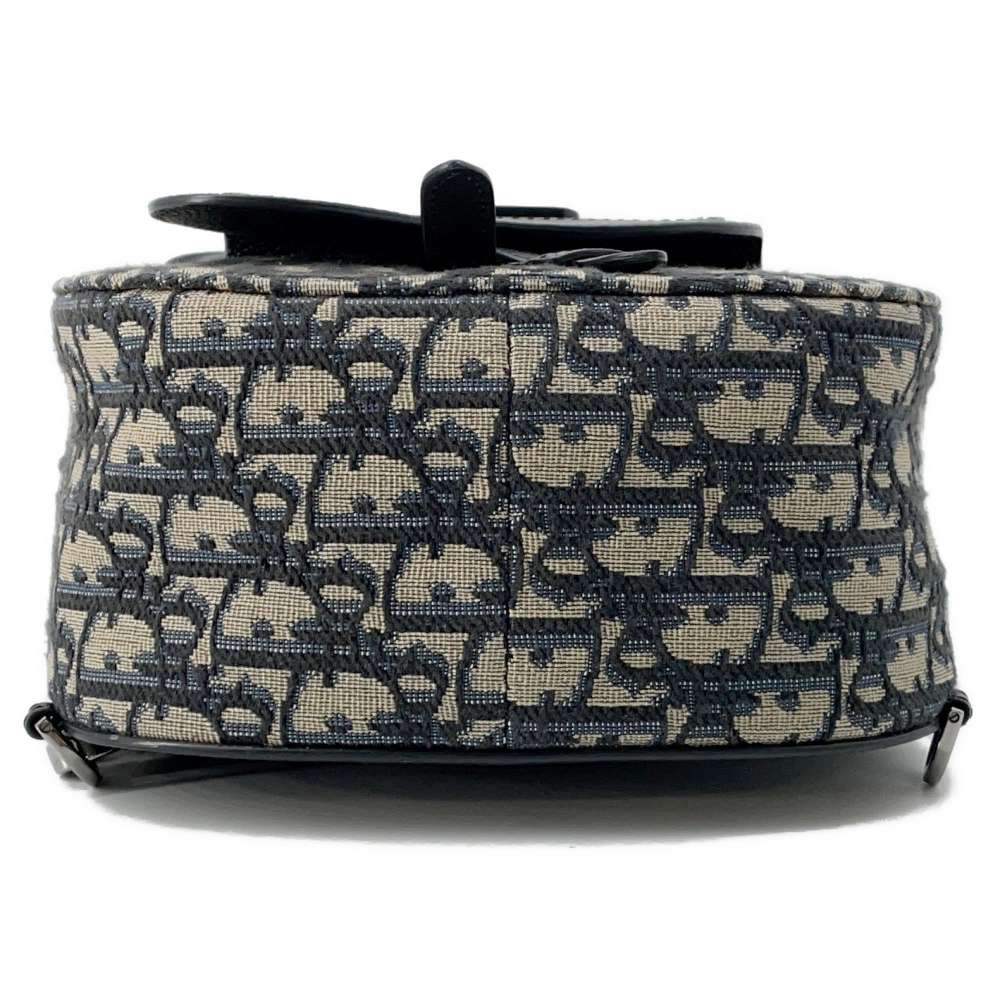 Dior Oblique Gallop Mini Sling Bag Navy 1ADBO022YKS Canvas Leather