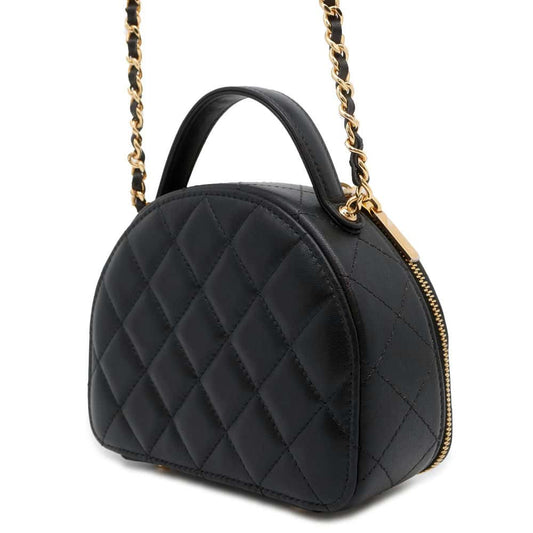 CHANEL Matelasse  ChainShoulder Bag Black AP3088 Lambskin