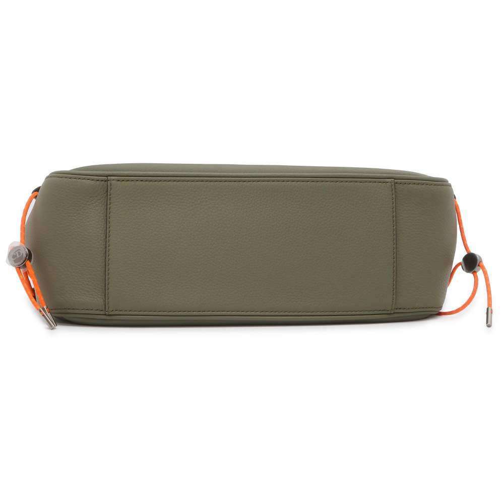 Dior Sakai Collaboration Saddle 2WAY Tote Bag Khaki/Black 1ADSH198USF Nylon Leather