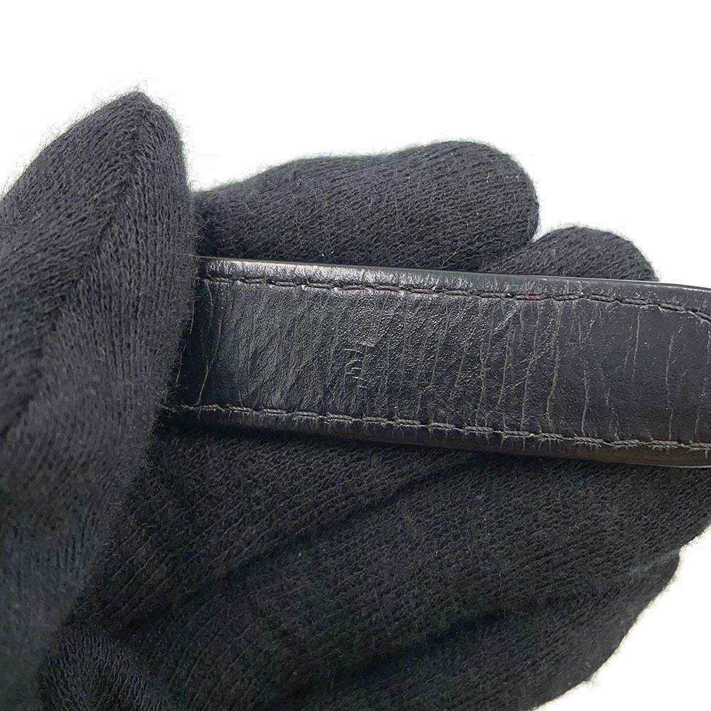 CHANEL Small Flap 2WAY Shoulder Bag Black AS2328 Crumple Calf Leather Size 20