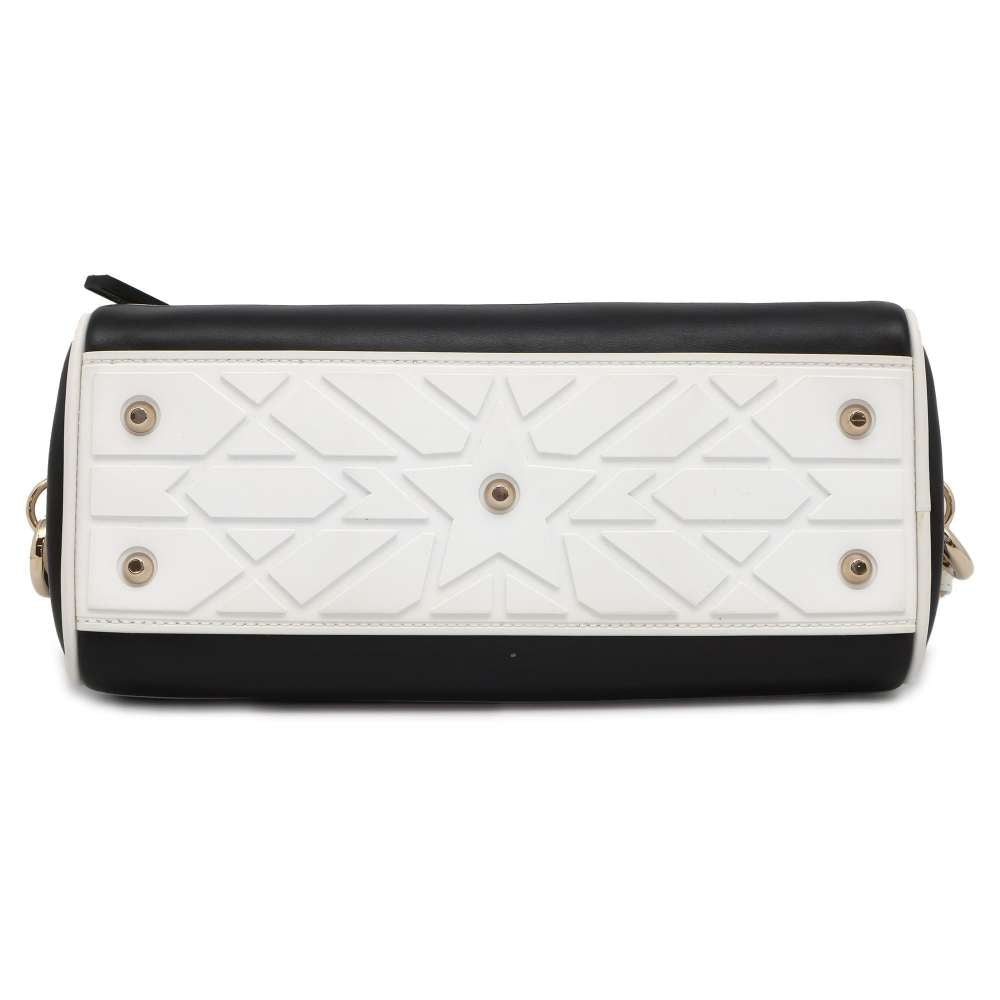 Dior Dior Vibe 2way Handbag Black/White M6209OOBR Leather