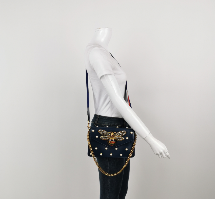 Gucci Broadway bag Blue cm